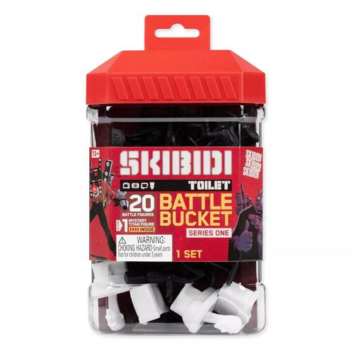 Skibidi Toilet 馬桶人-迷你公仔桶- 隨機發貨