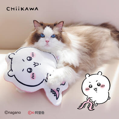 Chiikawa 吉伊卡哇寵物咬咬抱枕-吉伊卡哇