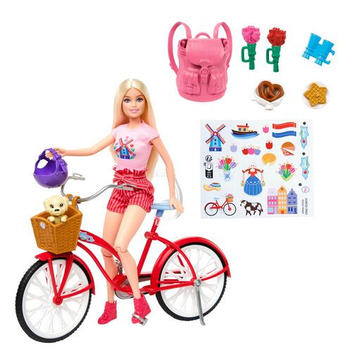 Barbie芭比寵物自行車組