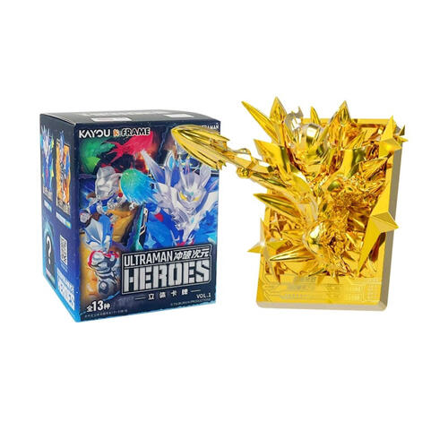 Kayou卡游 奧特曼超人力霸王立體卡牌手辦-第1彈- 隨機發貨