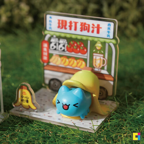 Bugcatcapoo貓貓蟲咖波 台灣百味壓克力場景公仔- 隨機發貨