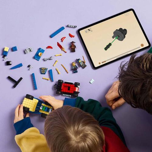 LEGO樂高幻影忍者系列 羅格和錐克斯的賽車大對決 71840