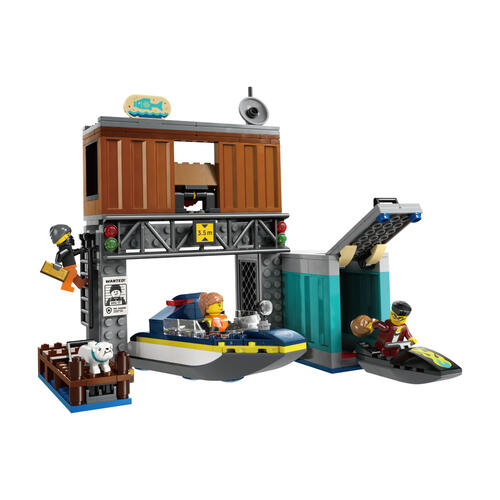 Lego樂高 警察快艇和壞蛋藏身處 60417