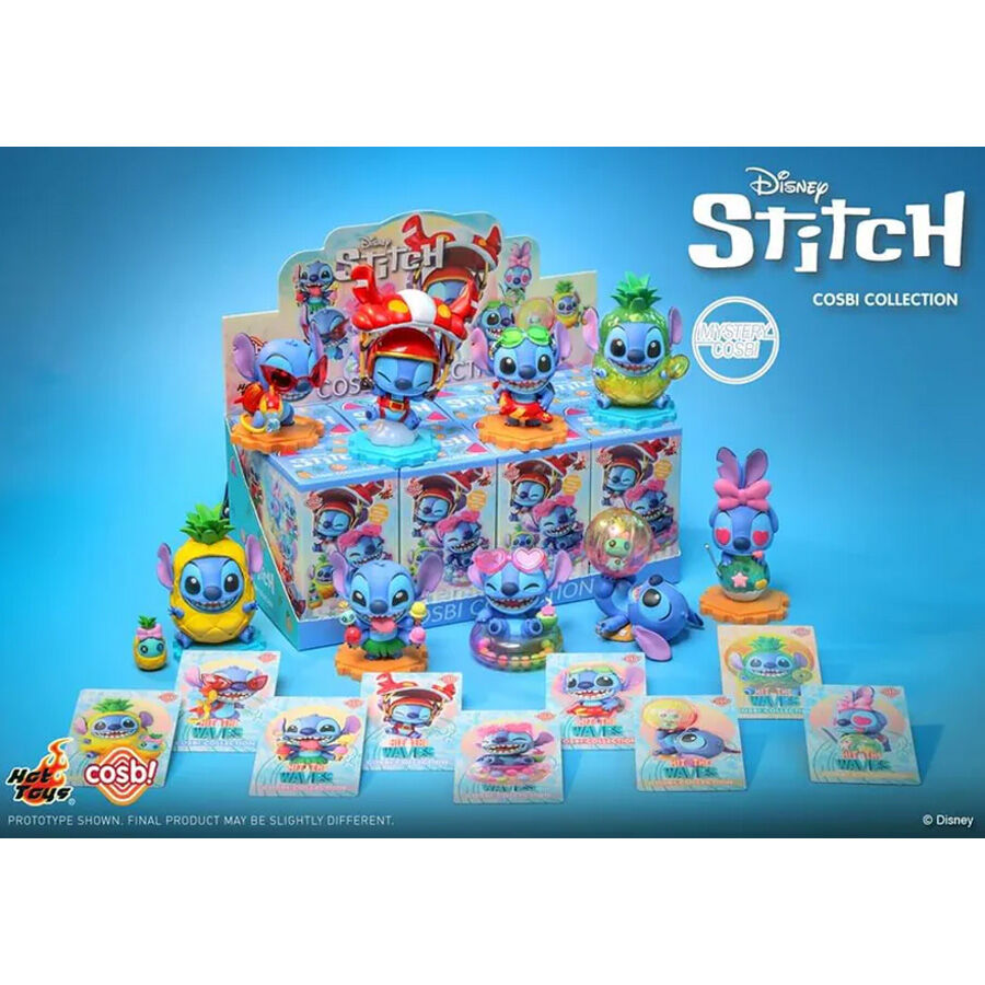 Hot Toys Disney Stitch On Holiday Series Cosbi Blind Box