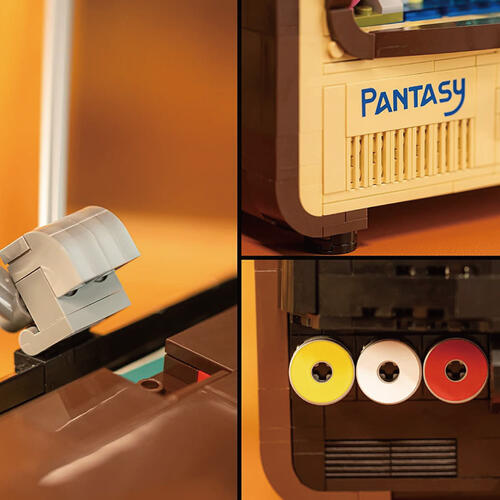 Pantasy 拚奇 1960 復古電視機 手機架 收藏積木(61008)