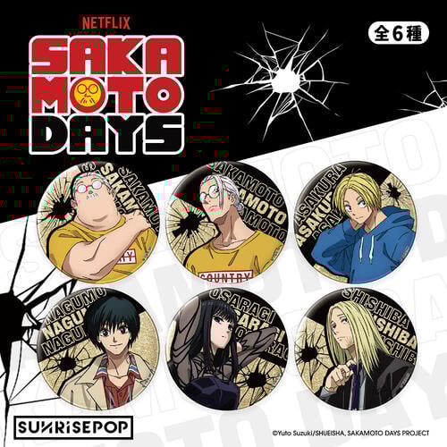 SUNRISEPOP 坂本日常 徽章02 盲抽-隨機出貨