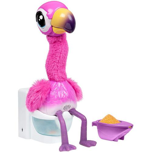 Little Live Pets Gotta Go Flamingo Singing Wiggling and Pooping Toy