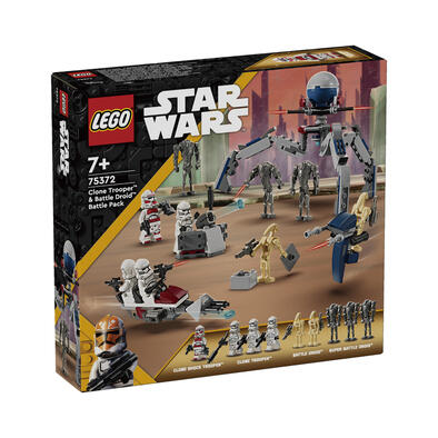 Lego樂高 Star Wars&trade; Clone Trooper&trade; & Battle Droid&trade; Battle Pack 75372