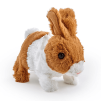 Pitter Patter Pets Teeny Weeny Bunny Brown & White