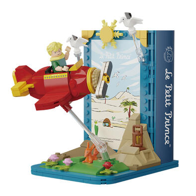 Pantasy 拚奇 小王子 飛機&書 收藏積木