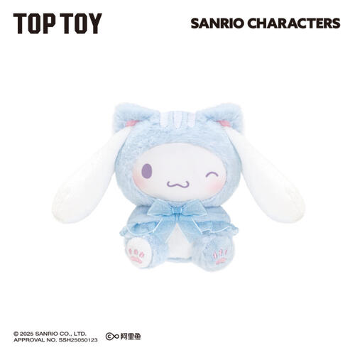 TOPTOY三麗鷗家族逗逗小貓系列搪膠絨毛盲盒-隨機發貨