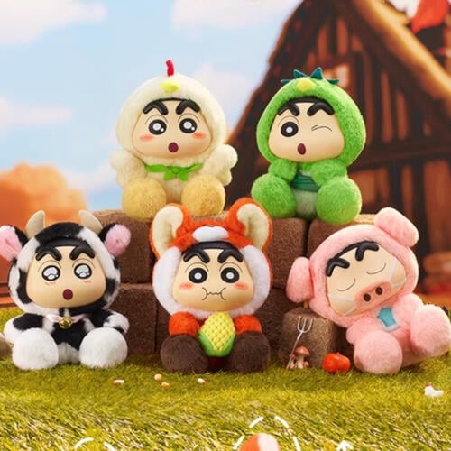 Crayon Shin-Chan蠟筆小新 搪小偶 蠟筆小新vol.3 牧場物語毛绒盲盒 - 隨機發貨