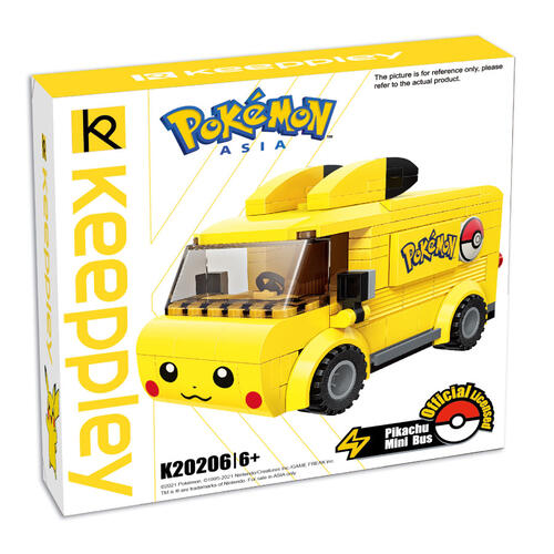 Qman Keeppley Pokémon Pikachu Mini Bus