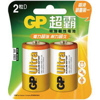 Gp超霸 特強鹼性電池 1號 2入