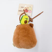 TUNTUNZAI卡皮巴拉	豚豚崽頭頂牛油果酪梨掛件