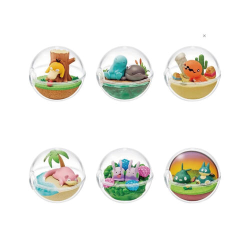 Re-ment POKEMON寶可夢寶貝球盆景品-悠閒的時刻- 隨機發貨