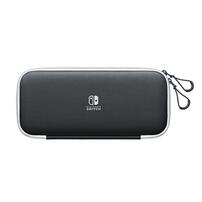 Nintendo Switch 攜行包黑底白邊 附2款螢幕保護貼