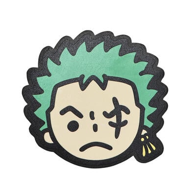 One Piece 航海王 造型吸水杯墊-索隆