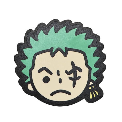 One Piece 航海王 造型吸水杯墊-索隆