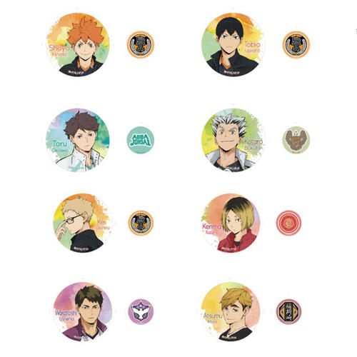 Haikyuu!! 排球少年徽章盲袋-高校系列- 隨機發貨