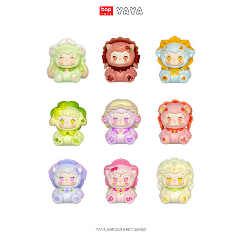 boptoys潮玩波普 丫丫花園小寶系列毛絨盲盒- 隨機發貨