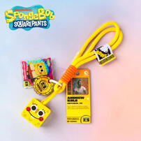 Spongebob海綿寶寶 卡通形象產品-25周年紀念版萌物掛飾系列-隨機發貨
