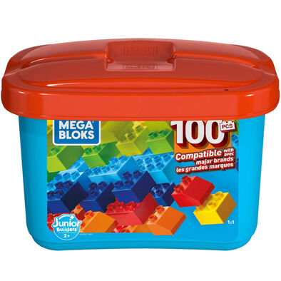 Mega Bloks美高積木 Junior Builders系列積木中型100片積木組