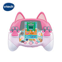 Vtech 貓咪寵物互動遊戲機-粉