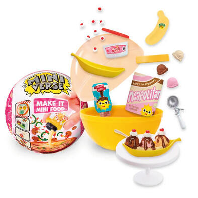 MGA's Miniverse迷你宇宙手作驚喜球-美食快餐2A- 隨機發貨