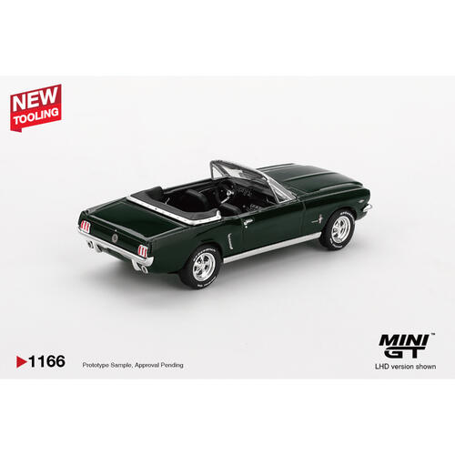 MINIGT	Ford Mustang Convertible 1964 Highland Green合金車1166