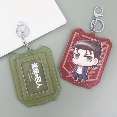 Attack on Titan Leather Card Case-Eren