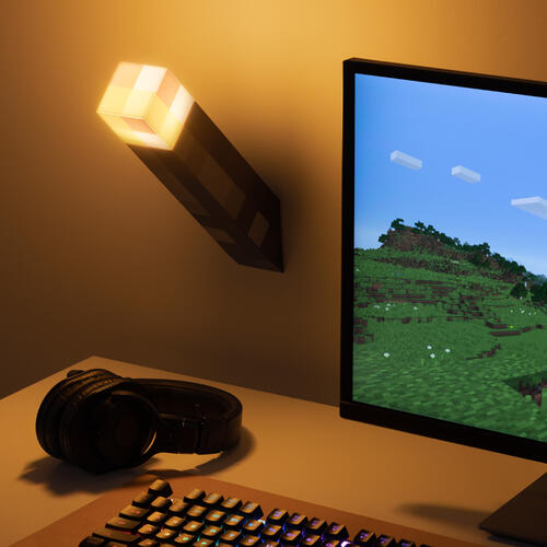 Paladone Minecraft當個創世神火把燈