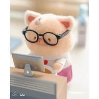 Lulu The Piggy罐頭豬 我的上班伙伴系列 毛絨屏幕掛件盲盒- 隨機發貨