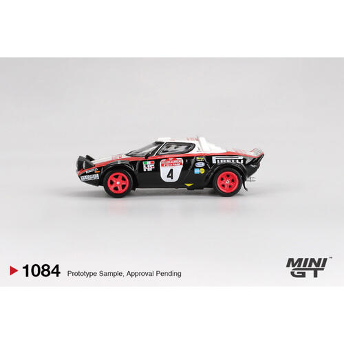 MINIGT Lancia Stratos HF #4 1978 Rally Sanremo Winner 合金車1084