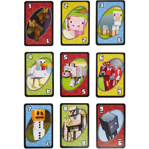 UNO卡牌遊戲:我的世界