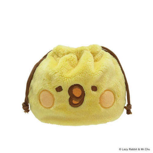 Lazy Rabbit & Mr Chu Drawstring Bag - (Chiu)