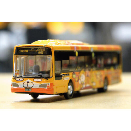 TinyTW Diecast  White Cat Taiwan Bus