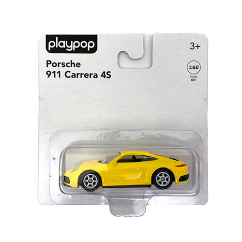 playpop 1:60 Diecast Car Porsche 911 Carrera 4S