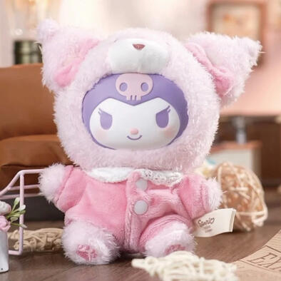 Sanrio三麗鷗 酷洛米查桃莓莓系列搪膠毛絨