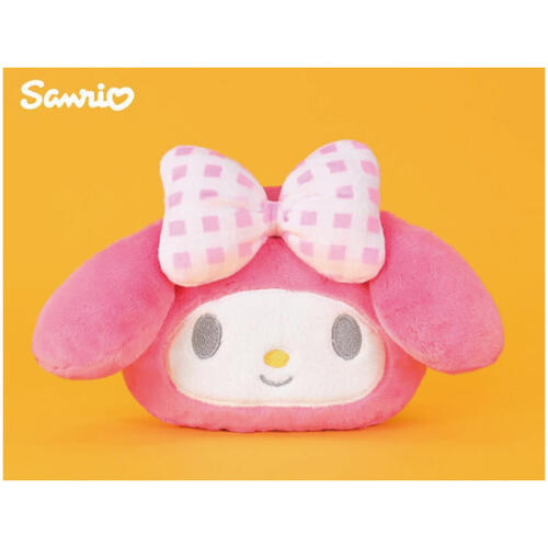 Sanrio 三麗鷗頭形手拿包包-美樂蒂6吋