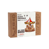 ROLIFE 若來 經典樂園旋轉木馬-立體積木