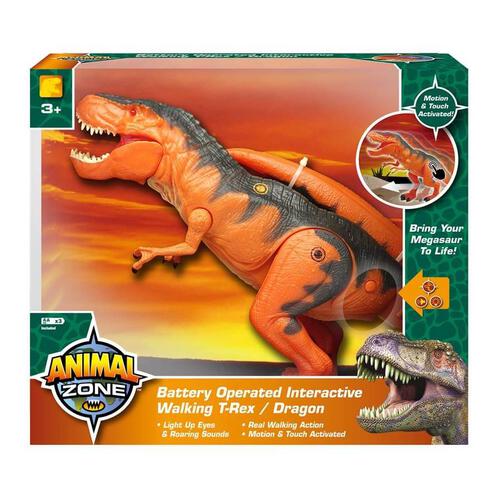Animal Zone Battery Operated Interactive Walking T-Rex