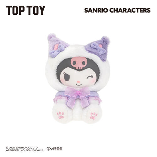 TOPTOY三麗鷗家族逗逗小貓系列搪膠絨毛盲盒-隨機發貨