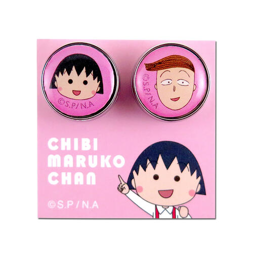 Chibi Maruko 櫻桃小丸子 口罩香氛釦-粉