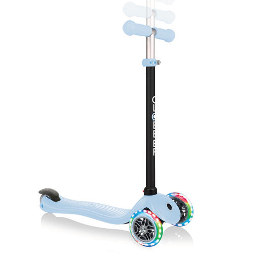Globber高樂寶 兒童4合1運動聲光版多功能滑板車-藍