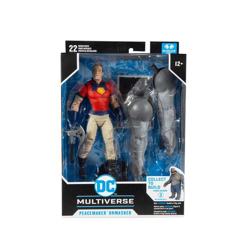 麥法蘭7吋DC Multiverse BUILD-A 自殺突擊隊 和平使者 無面罩 可動公仔