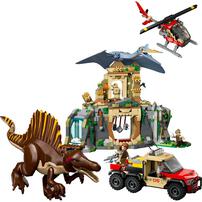 LEGO樂高侏羅紀世界系列 棘龍和風神翼龍的空中行動 76976