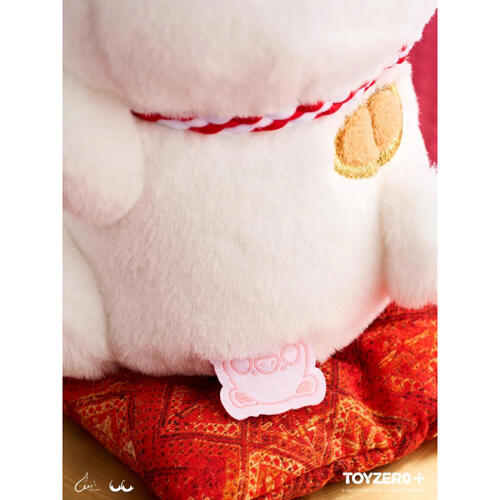 Lulu The Piggy	罐頭豬LuLu - 「一喵在手，財富我有」膠臉毛絨掛件