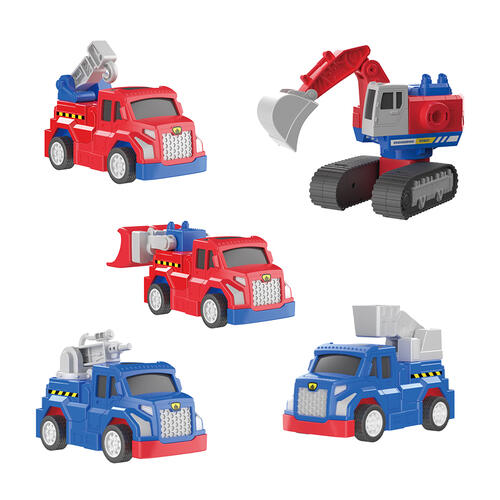 playpop Phantom Blitz Pull-Back Mech Armor