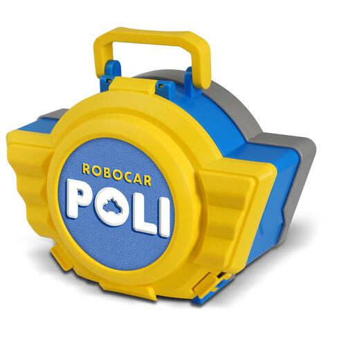 Robocar Poli波力救援小英雄 LED變形手提基地系列-波力